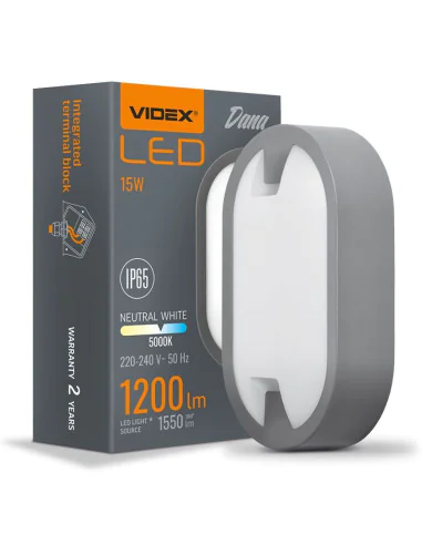 VIDEX LAMPA LED ZEWNĘTRZNA 15W 1600lm (VLE-BH12O-155)